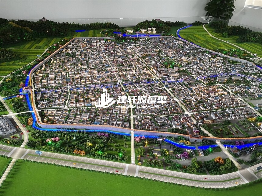 安丘城市规划模型