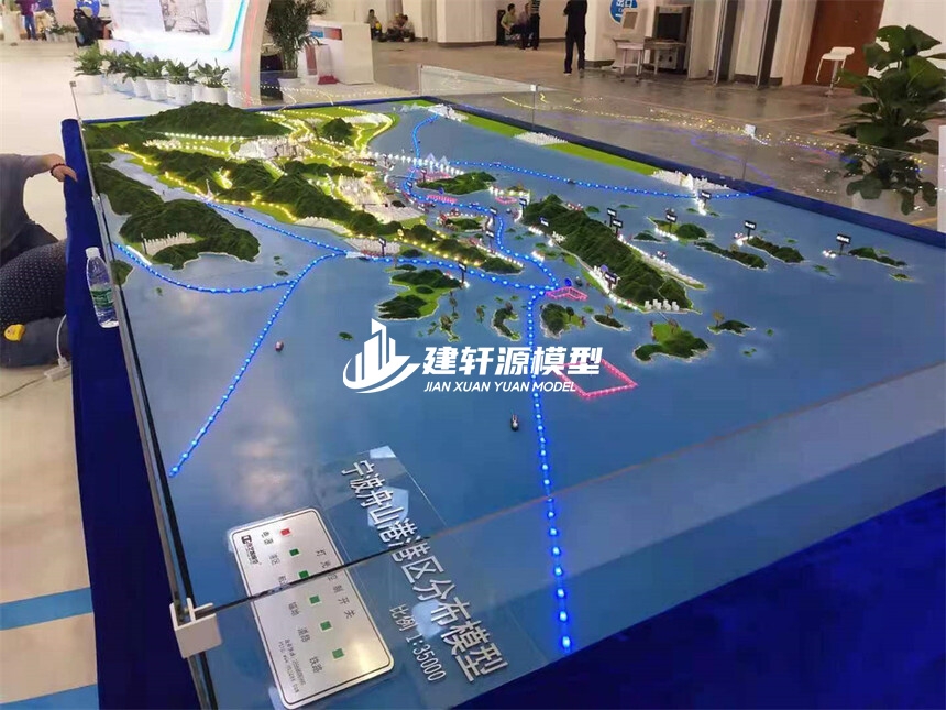 安丘地形地貌模型