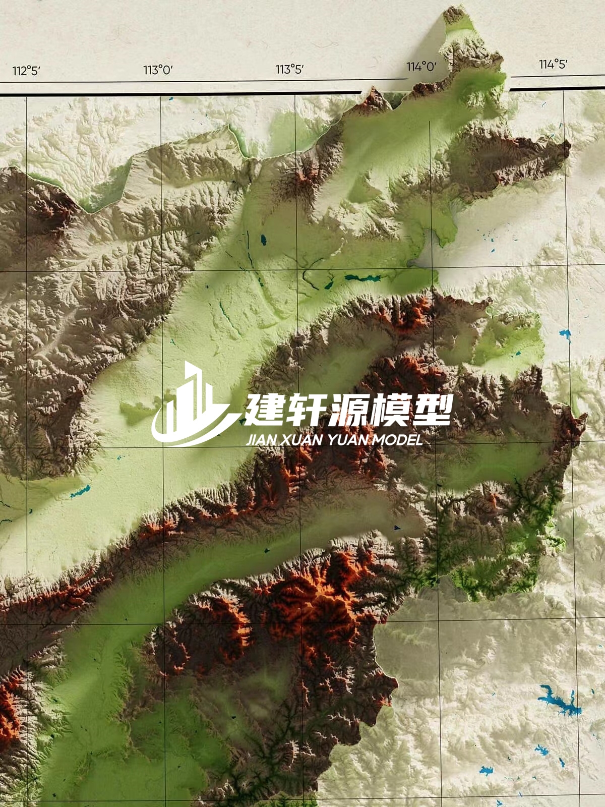 安丘地形模型制作