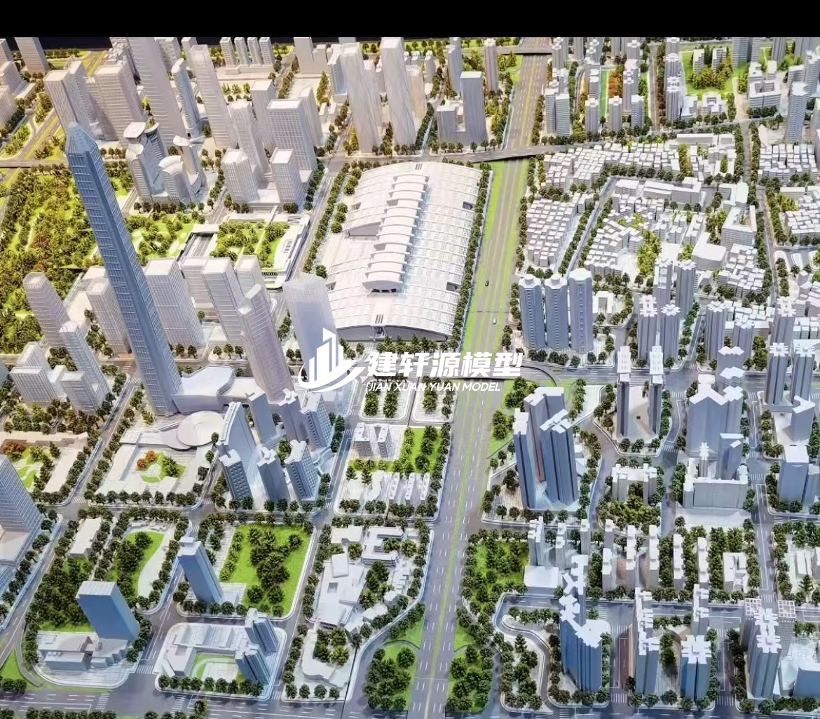安丘城市规划模型